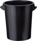 Alpha Kunststoff Tonne schwarz Inhalt 75 Liter