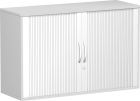 Geramöbel Anstell Querrolladenschrank 720x1200x425mm grau/silber