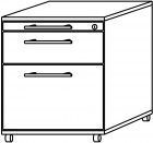 Hammerbacher Container Buche 42,8x58x59 cm 1SL,1HR