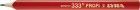 Lyra Zimmermanns-Bleistift 333 oval rot 18cm