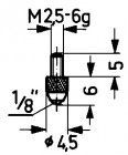 Käfer Messeinsatz Stahl Abb. 1/Standard