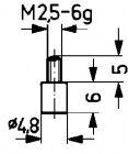 Käfer Messeinsatz HM Abb.10/ 4,8mm