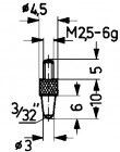 Käfer Messeinsatz Stahl Abb.21/ 3,0mm