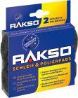 Rakso Stahlwolle Schleifkissen fein 2er-Pack SB