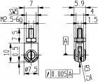Käfer Messeinsatz Stahl Abb.22/ 7,5mm