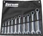 Forum Maulschlüssel mit Ringratsche10tlg. gerade 8-24mmFORUM