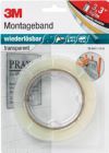 3M Montageklebeband Power wiederlösbar 19 mm Rolle mit 5 Meter