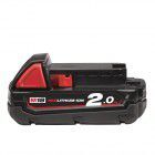 Milwaukee Akku M18 B2 (18 V/2.0 Ah Li-Ion) Red Li-Ion