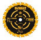DeWALT Kreissägeblatt Handkreissägen 184/16mm 24WZ