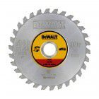 DeWALT Kreissägeblatt für Akku Handkreissägen 140/20mm 30TFZ