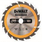 DeWALT Kreissägeblatt für Handkreissägen 160/20mm 18WZ