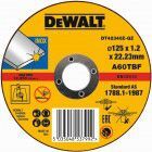 DeWALT Trennscheibe Edelstahl flach 125x1.2mm