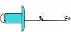 GESIPA Blindniete A2-Edelstahl Grosskopf 4,8 x 20, 250 St.