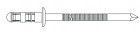 GESIPA Poly-Bulb Blindniete Alu/Stahl 4,8 x 11, 500 St.