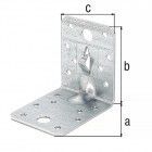 Alberts Winkelverbinder m.Sicke,Fixierkralle z.Einschlagen,sendz.vz.,TxHxB 90x90x65 mm