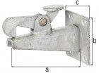 Alberts Torfeststeller, feuerverzinkt, zum Anschrauben, TxHxB 100x65x50 mm