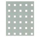 Alberts Lochblech, Lochung quadr. 10 x 10 mm, Alu silber elox.,BxLxS 600 x 1000 x 0,8 mm