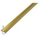 Alberts Winkelprofil, ungleichsch., Messing, LxBxHxS 1000 x 20 x 10 x 1,5 mm