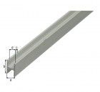 Alberts H-Profil Alu silber eloxiert LxBxS 2000 x 9,1 x 12 x 1,3 mm