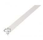 Alberts H-Profil, Kst. weiß, LxB obenxHxB unten 1000 x 25 x 4 x 12 mm
