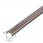 Alberts U-Profil Edelstahl LxBxHxS 1000 x 16 x 10 x 1,5 mm