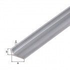 Alberts Winkelprofil ungleichschenklig Edelstahl LxBxHxS 1000x25x15x1,5 mm
