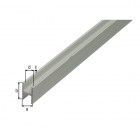 Alberts H-Profil für Spanplatten 16/19 mm Alu silber eloxiert LxBxS 2000x22x30x1,5 mm
