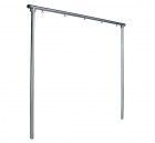 Alberts Wäschetrockengerüst, verzinkt, zum Einbet., Breite 3500 mm, Gesamthöhe 2548 mm
