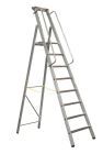Zarges Leichtmetall Stehleiter mit Plattform 8 Stufen Z600