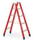 ZARGES Kst-Stufen-Stehleiter Z600, 2 x 8 Sprossen Leiterlänge 2,46 m