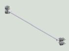 ZARGES Basisstrebe Z600,  1,80m