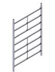 ZARGES Aufsteckrahmen Z600, für 1,35 m Breite 2,00 m