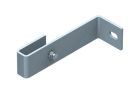 ZARGES Wandhalter, starr, Stahl verzinkt, Wandabstand 200 mm