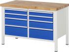 RAU Werkbank Serie 8000 Modell 8478 Breite 1250 mm