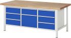 RAU Werkbank Serie 8000 Modell 8571 Breite 2000 mm