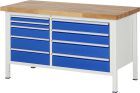 RAU Werkbank Serie 8000 Modell 8655 Breite 1500 mm