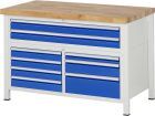 RAU Werkbank Serie 8000 Modell 8923 Breite 1250 mm