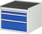 RAU Schubladenschrank Serie 7000 3 Schubladen Größe L Breite 580 mm