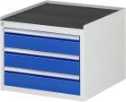 RAU Schubladenschrank Serie 7000 3 Schubladen Größe L Breite 580 mm