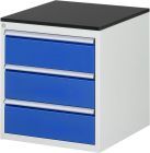 RAU Schubladenschrank Serie 7000 inclusive Arbeitsplatte Melaminharz