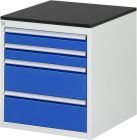 RAU Schubladenschrank Serie 7000 inclusive Arbeitsplatte Melaminharz