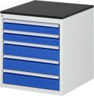 RAU Schubladenschrank Serie 7000 inclusive Arbeitsplatte Melaminharz