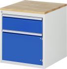 RAU Schubladenschrank Serie 7000 inclusive Buche Arbeitsplatte