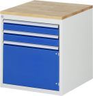 RAU Schubladenschrank Serie 7000 inclusive Buche Arbeitsplatte