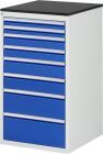 RAU Schubladenschrank Serie 7000 inclusive Arbeitsplatte Melaminharz