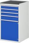 RAU Schubladenschrank Serie 7000 4 Schubladen Größe L 1 Flügeltür Größe L