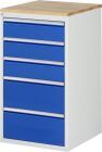 RAU Schubladenschrank Modell L7.4 Breite 580 mm x Tiefe 650 mm x Höhe 1035 mm