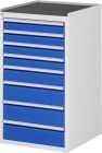 RAU Schubladenschrank Modell L7.8 Breite 580 mm x Tiefe 650 mm x Höhe 1035 mm