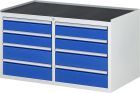 RAU Schubladenschrank Serie 7000 8 Schubladen Größe L Breite 1145 mm