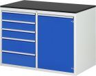 RAU Schubladenschrank Serie 7000 inclusive Arbeitsplatte Melaminharz